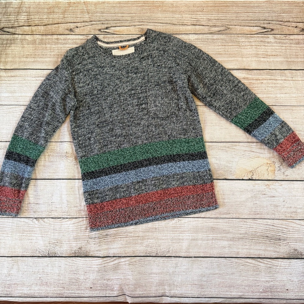 Urban Outfitters Koto Shobu Colorblock Engineered Marled Knit Sweater Size Small
